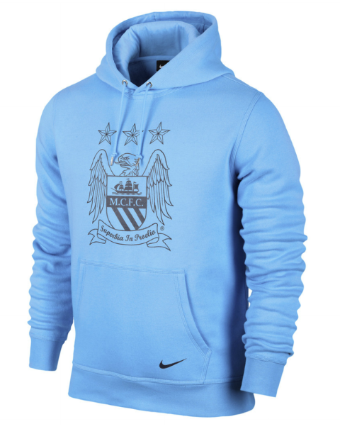 Sweat Manchester City con capucha - Azul